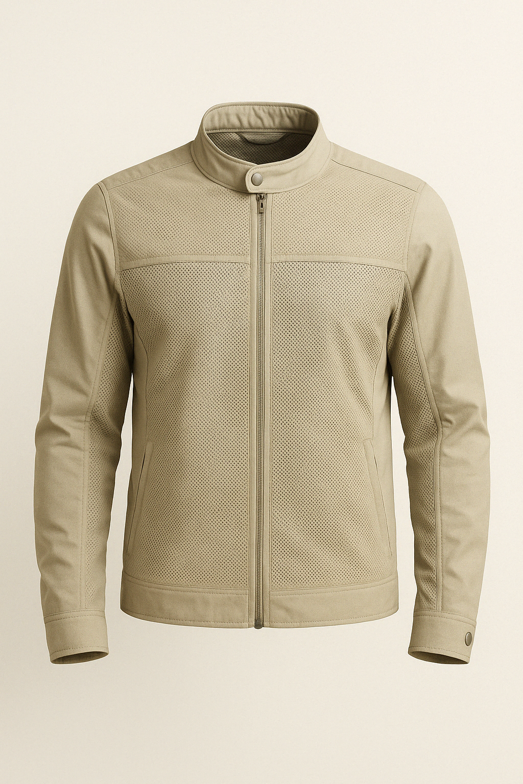 AARYA URBAN RIDING JACKET — SANDSTONE
